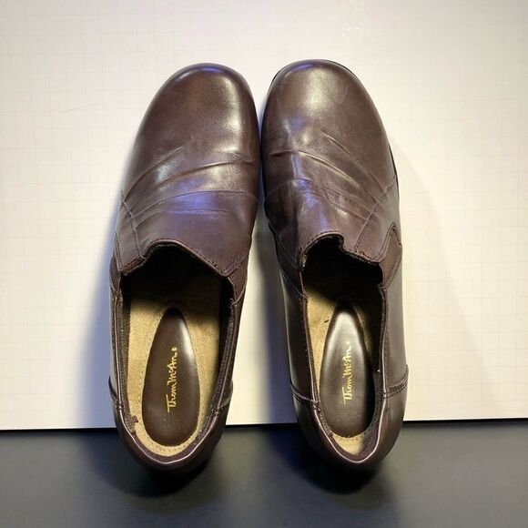 Womens THOM MCAN Brown Wedge Slip On Shoes / Size 8.5 - Picture 6 of 9